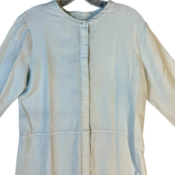 Wilfred Button Up Gray Blue Dress Womens Size Medium - Picture 6 of 11